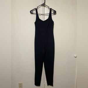 Low Back Sleveless Unitard Jumpsuit